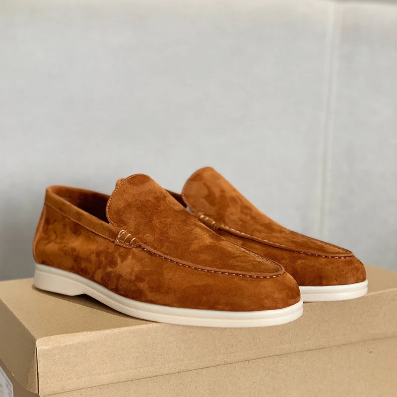 Suede Loafers