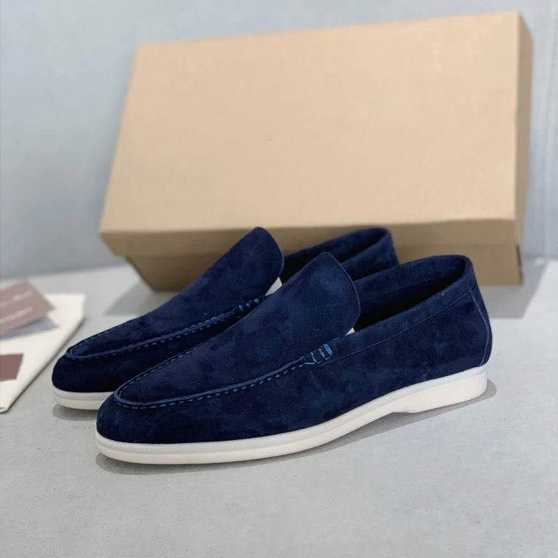 Suede Loafers