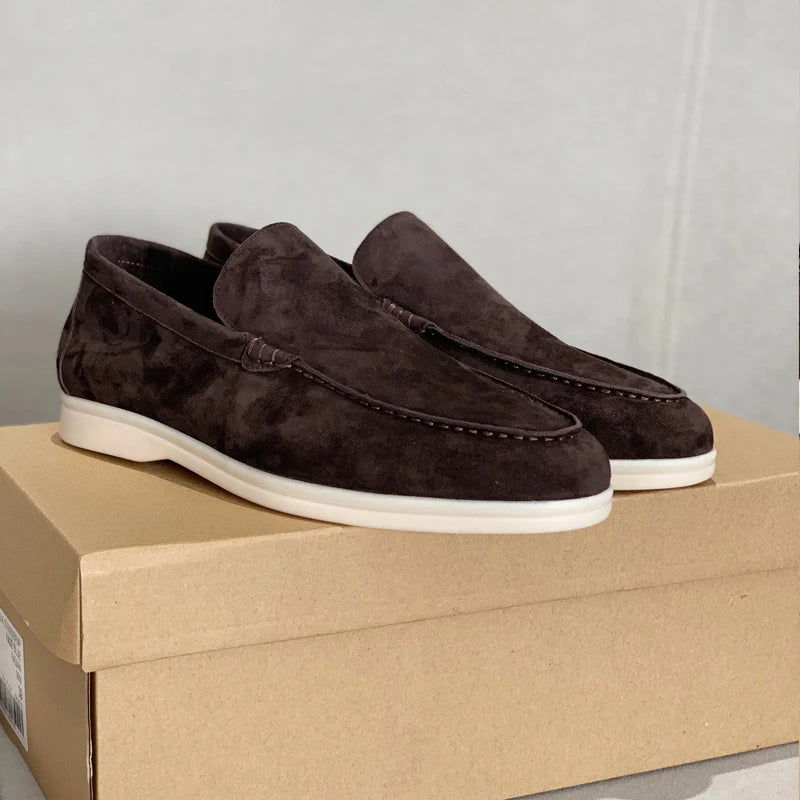 Suede Loafers