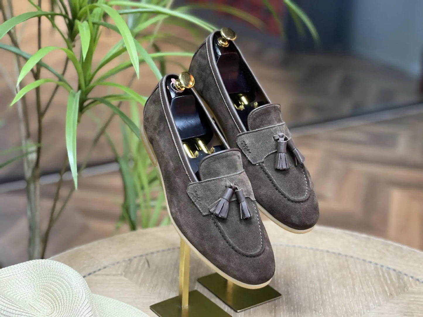 Retro Suede Loafers