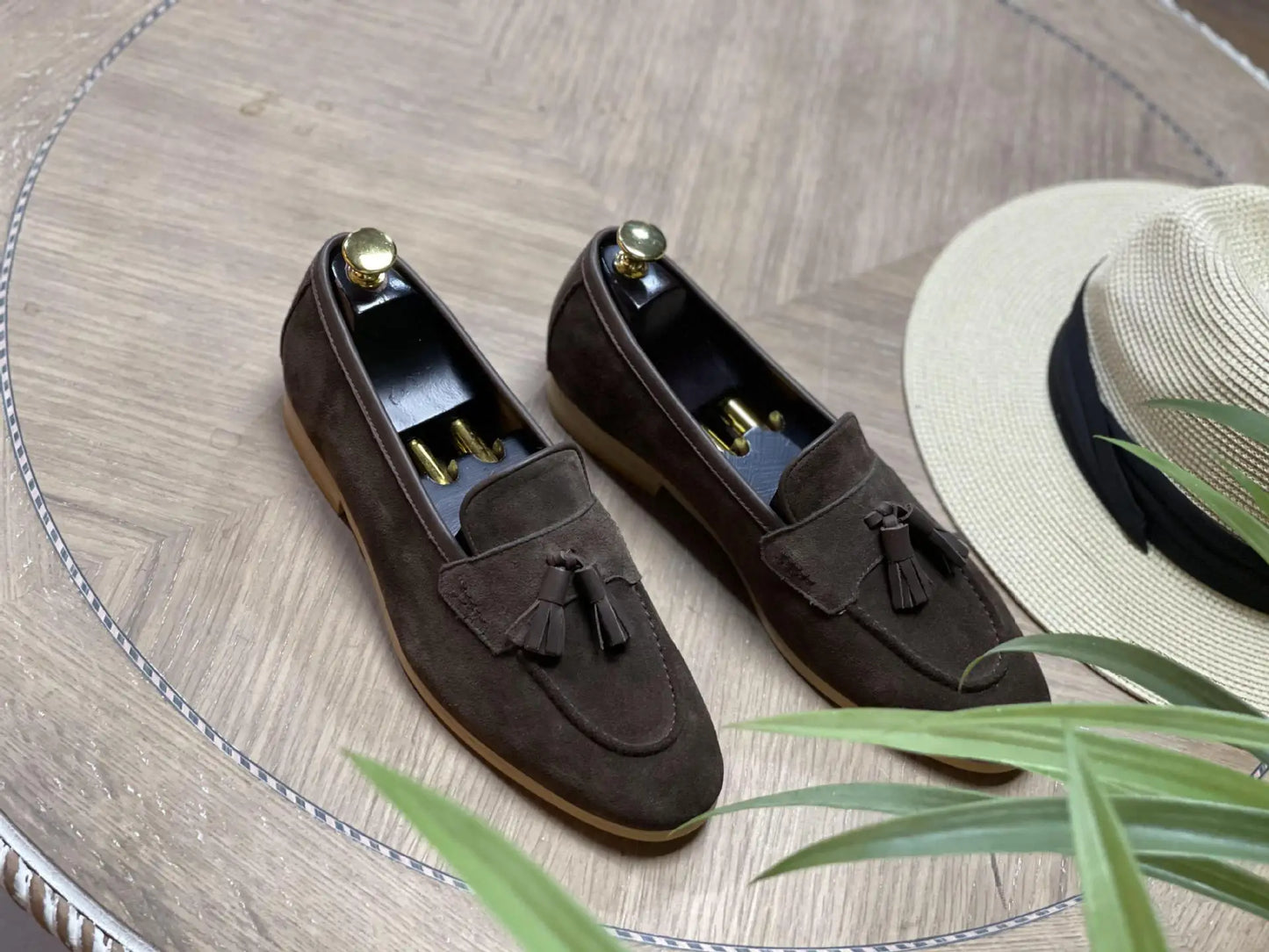 Retro Suede Loafers