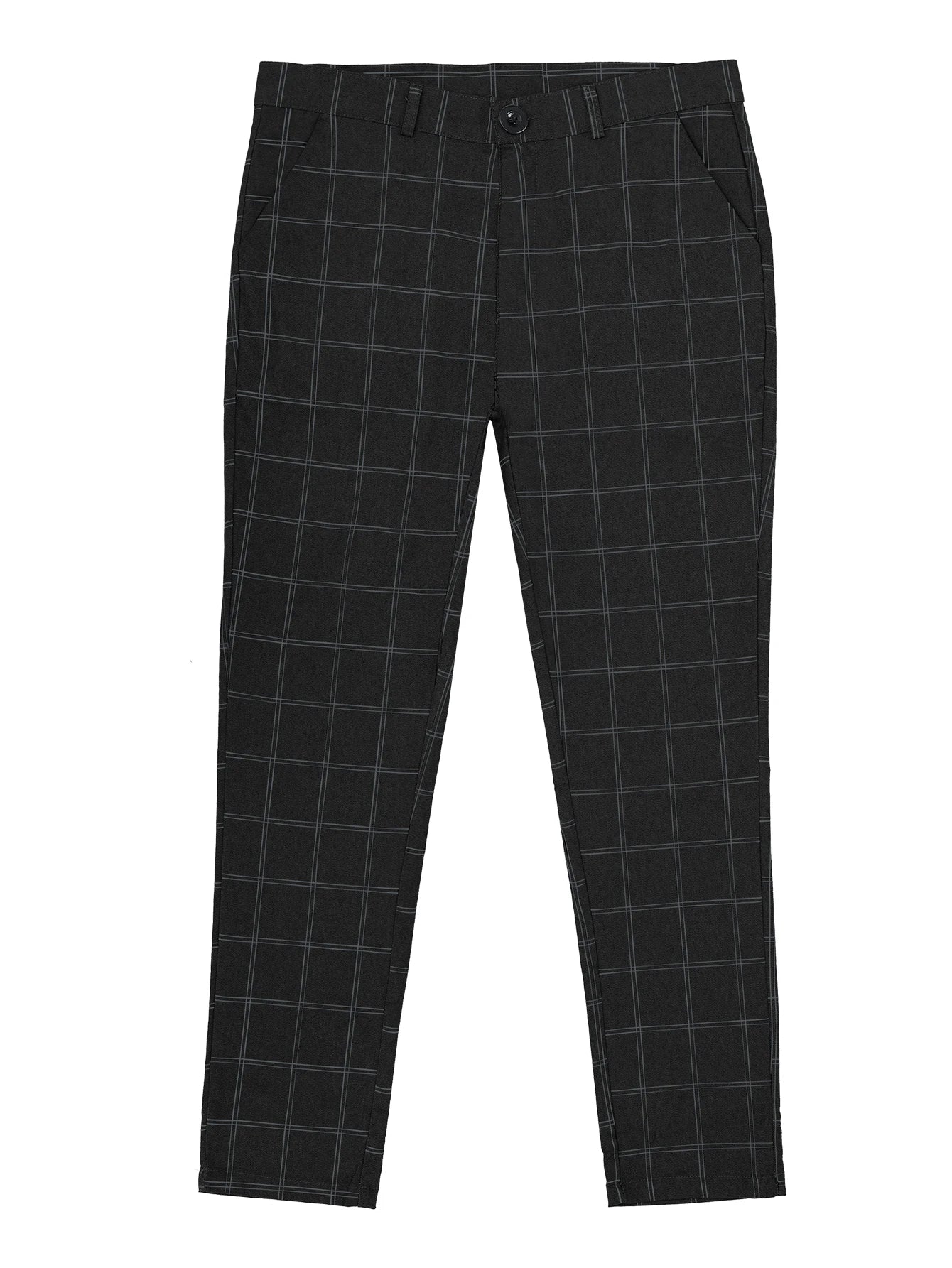 Checkered Chino Trousers