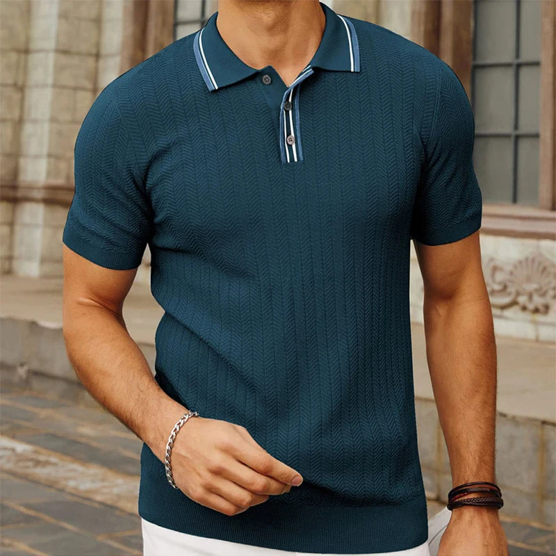 Knitted Polo Shirt