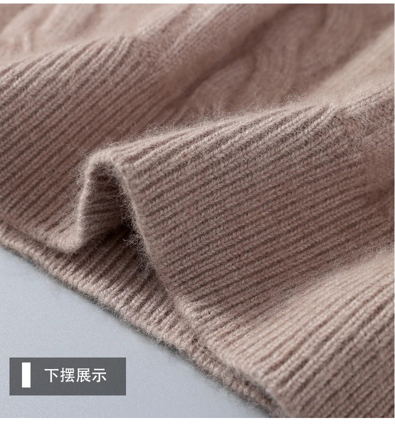 Mink Cashmere Wool Sweater