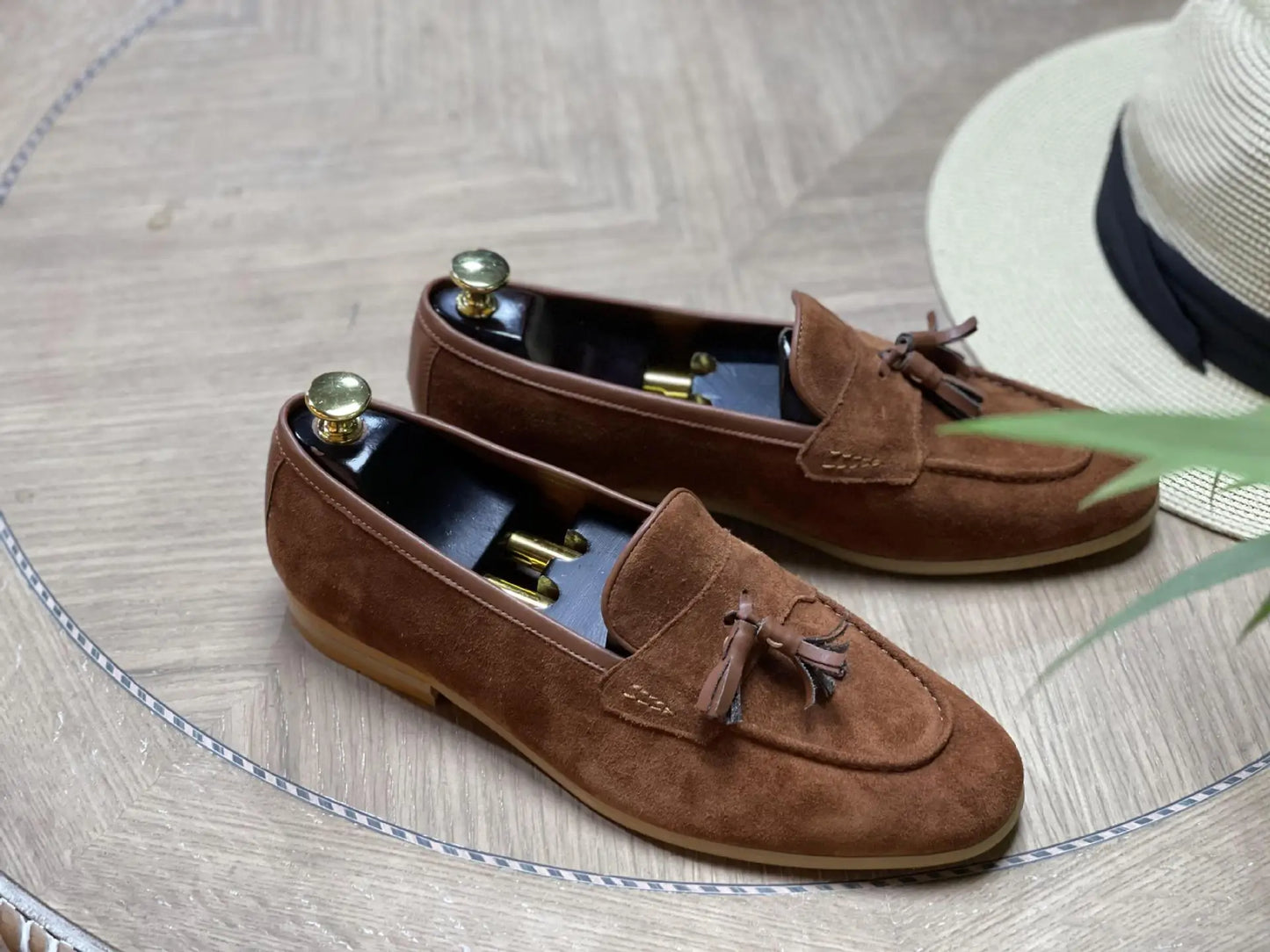 Retro Suede Loafers