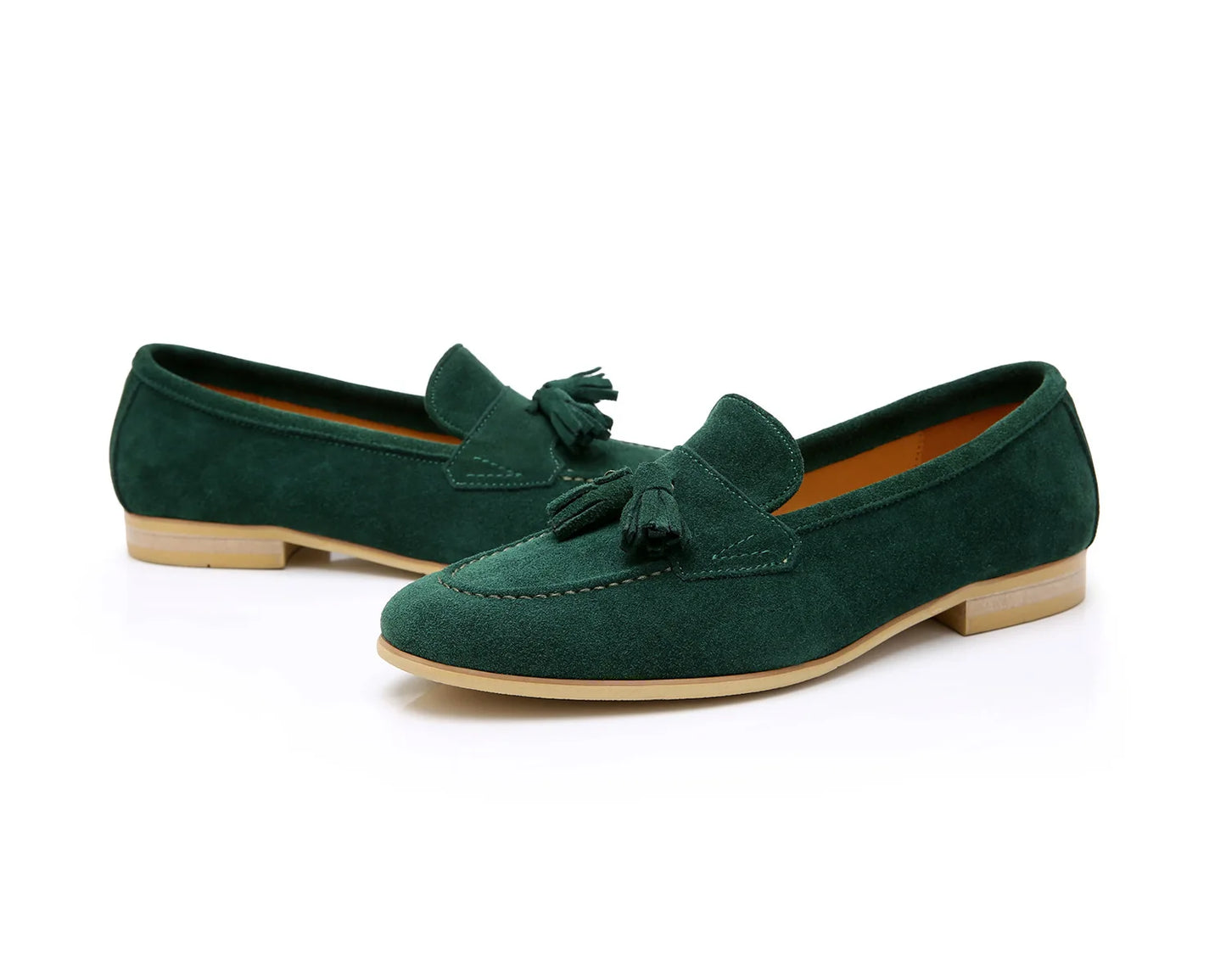 Retro Suede Loafers