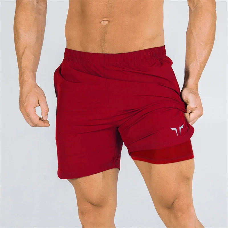 Double-layer Fitness Shorts