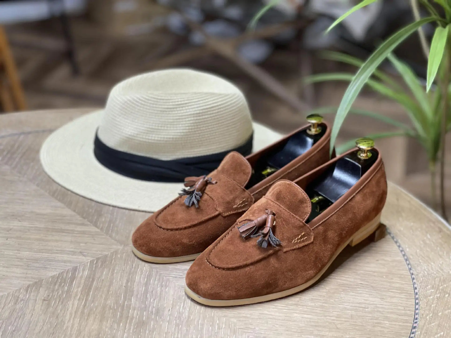 Retro Suede Loafers