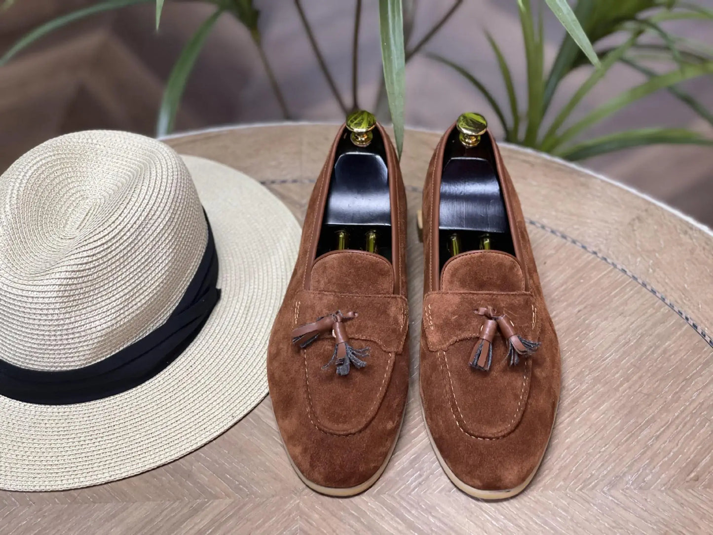 Retro Suede Loafers