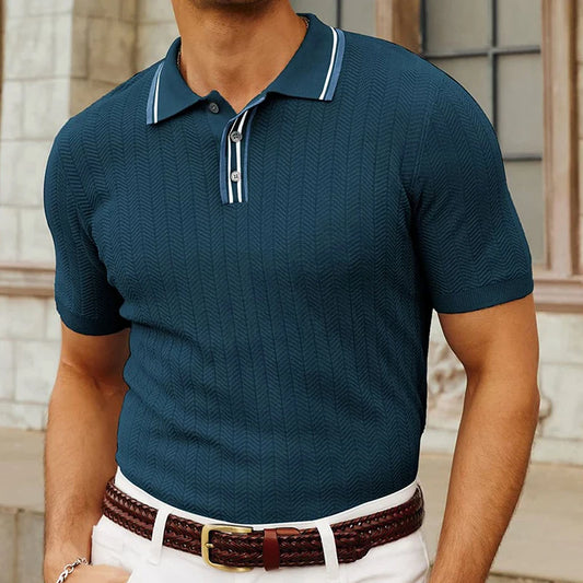 Knitted Polo Shirt