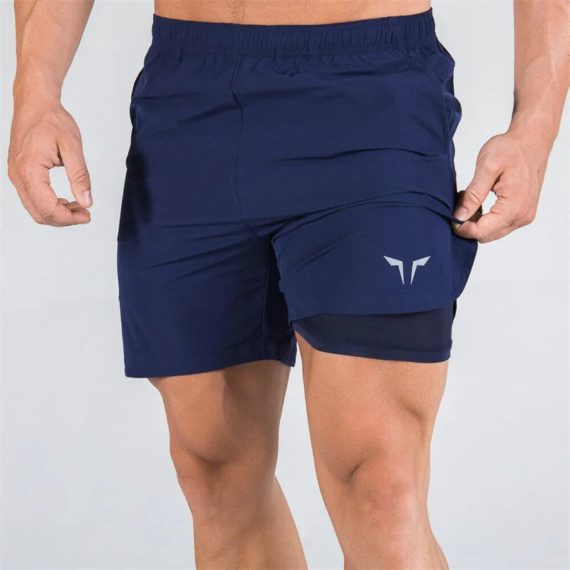 Double-layer Fitness Shorts