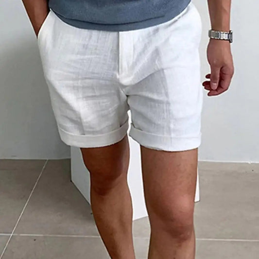 Chino Linen Shorts