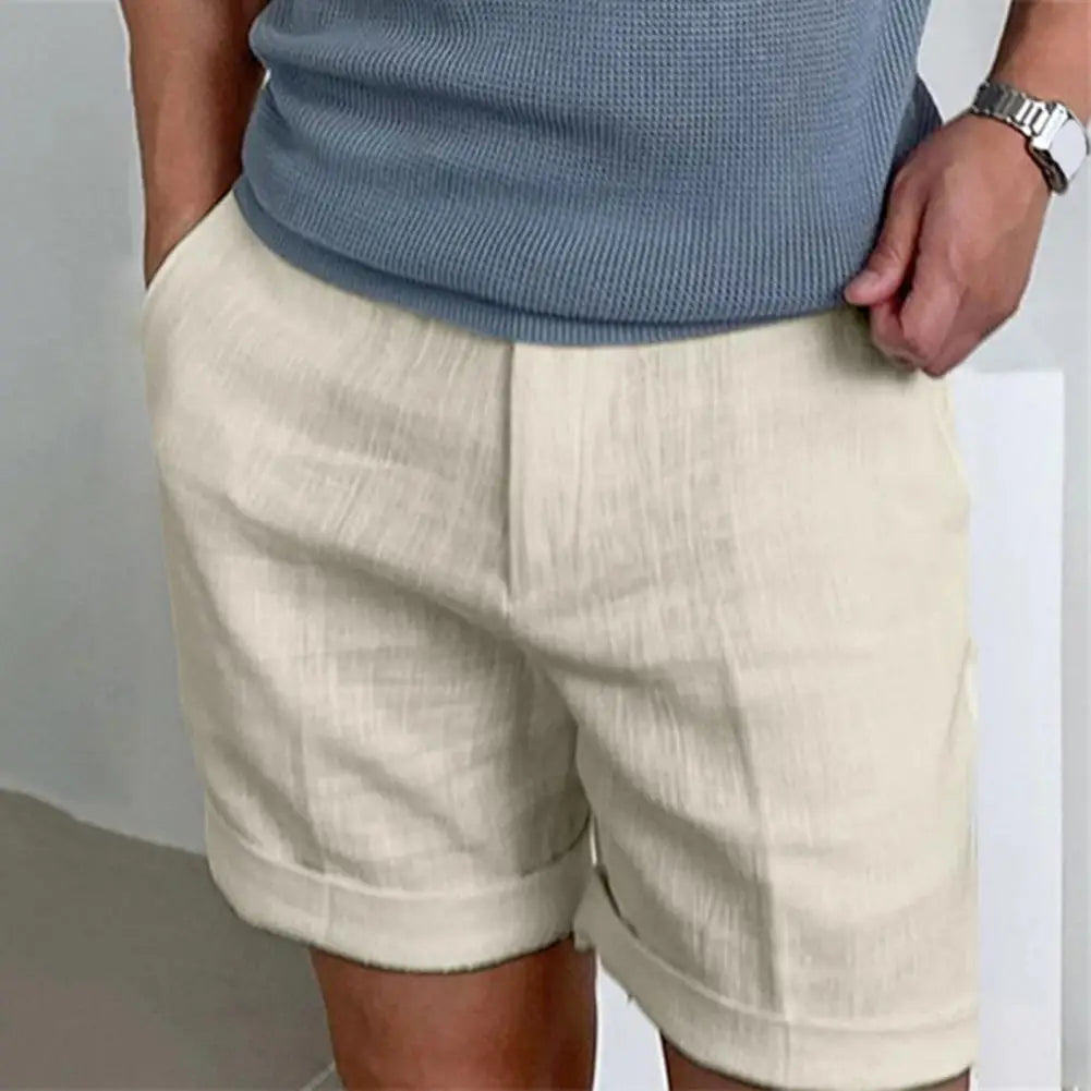 Chino Linen Shorts