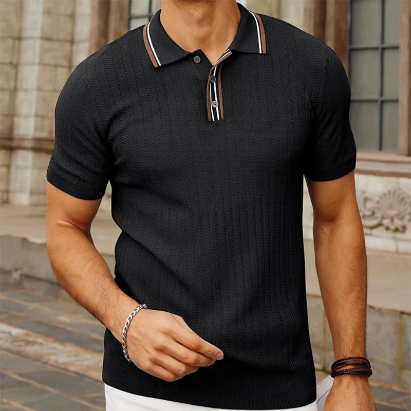 Knitted Polo Shirt