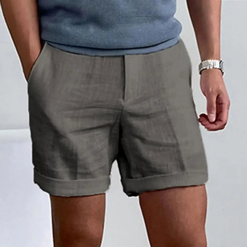 Chino Linen Shorts