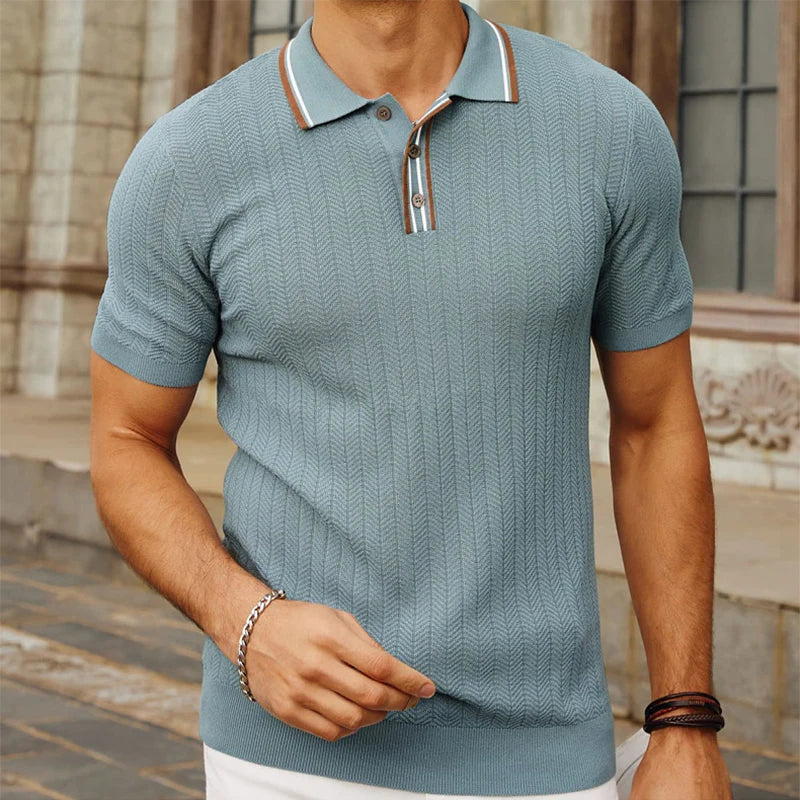 Knitted Polo Shirt